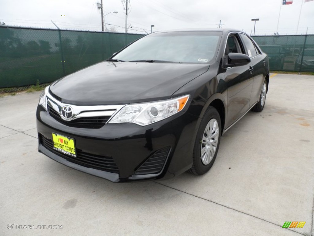 2012 Camry LE - Attitude Black Metallic / Ash photo #7