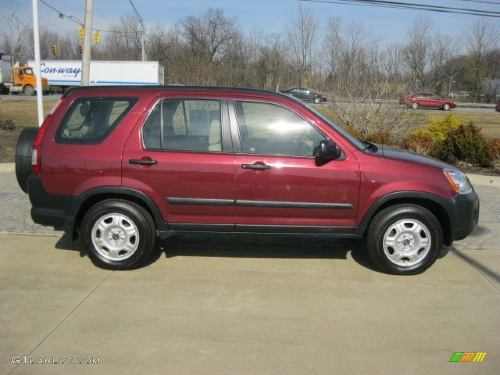 2006 CR-V LX 4WD - Redondo Red Pearl / Ivory photo #4