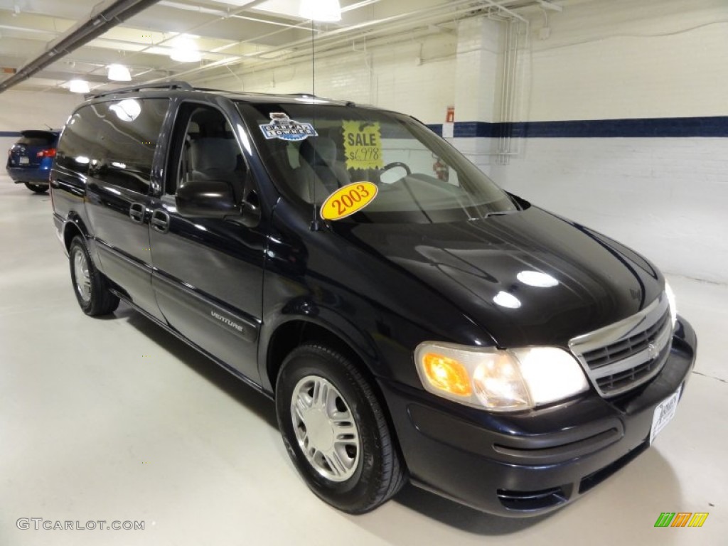 2003 Venture LT - Black Sapphire Metallic / Medium Gray photo #5