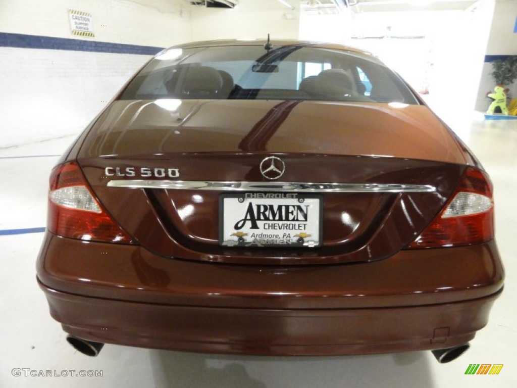 2006 CLS 500 - Bordeaux Red Metallic / Cashmere Beige photo #10