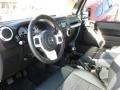 Black with Polar White Accents/Orange Stitching Interior Photo for 2012 Jeep Wrangler #62033411