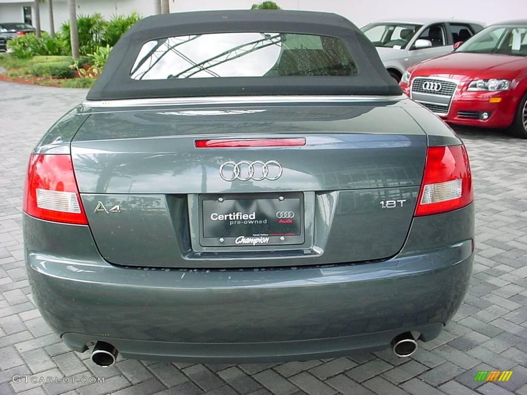 2006 A4 1.8T Cabriolet - Dolphin Gray Metallic / Platinum photo #4