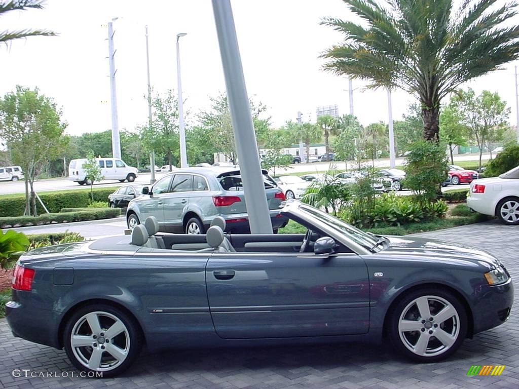 2006 A4 1.8T Cabriolet - Dolphin Gray Metallic / Platinum photo #6