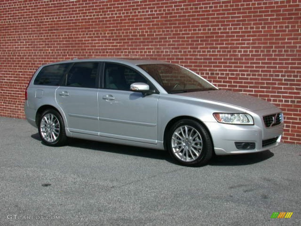 2009 V50 2.4i - Silver Metallic / Quartz photo #2