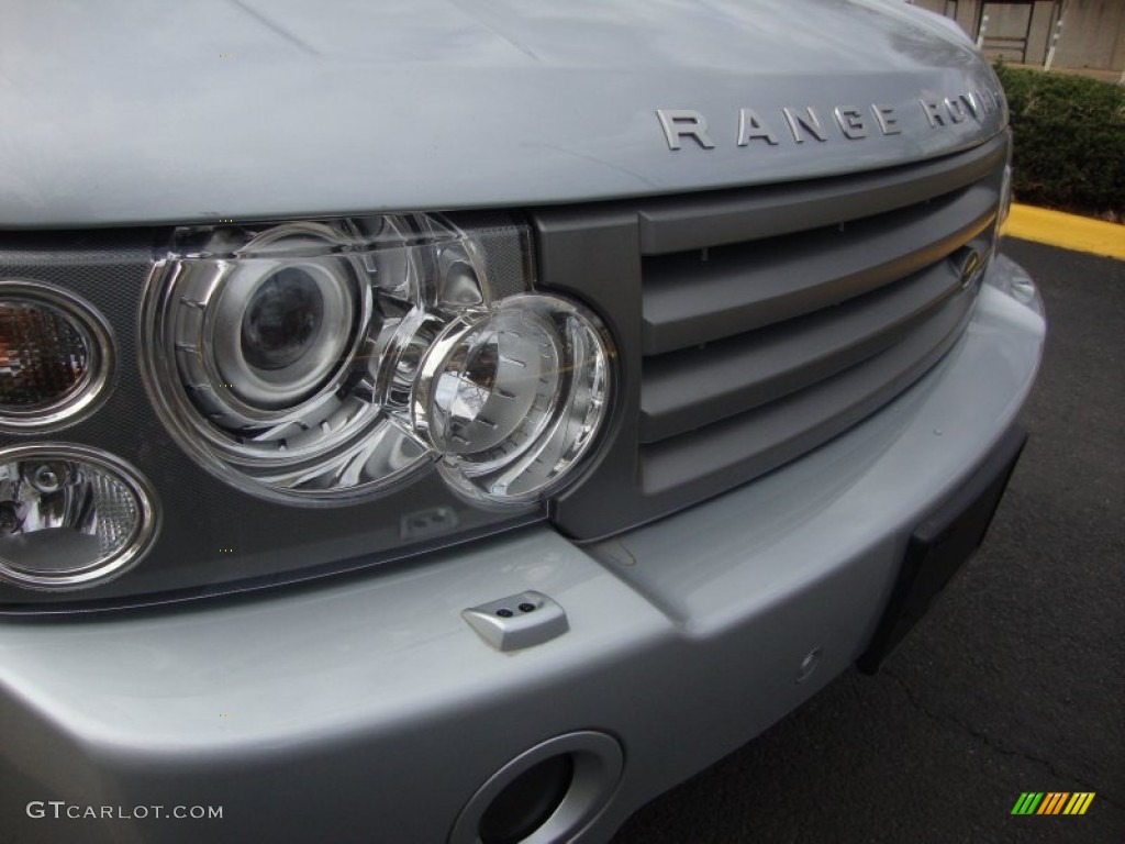 2009 Range Rover HSE - Zermatt Silver Metallic / Storm Grey/Jet Black photo #12