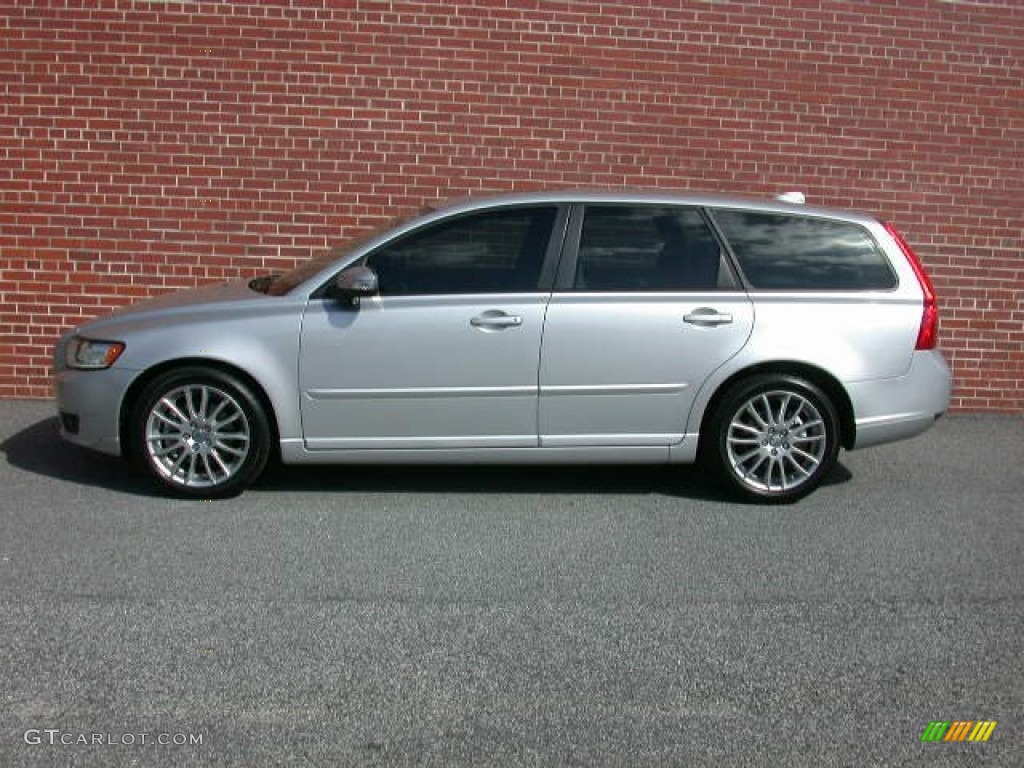 2009 V50 2.4i - Silver Metallic / Quartz photo #11