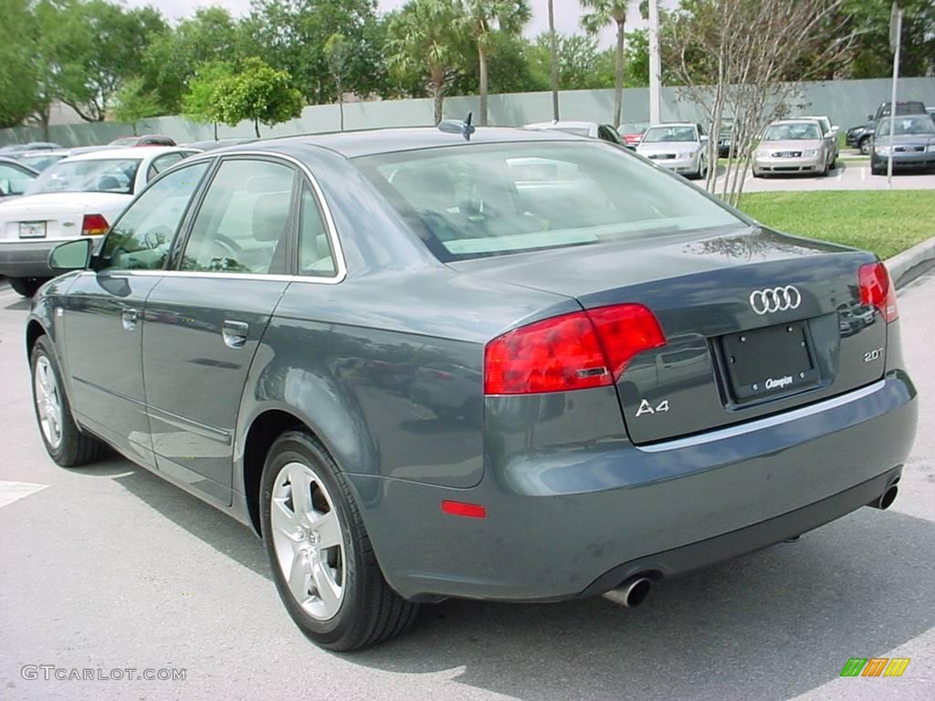 2006 A4 2.0T Sedan - Dolphin Gray Metallic / Platinum photo #3