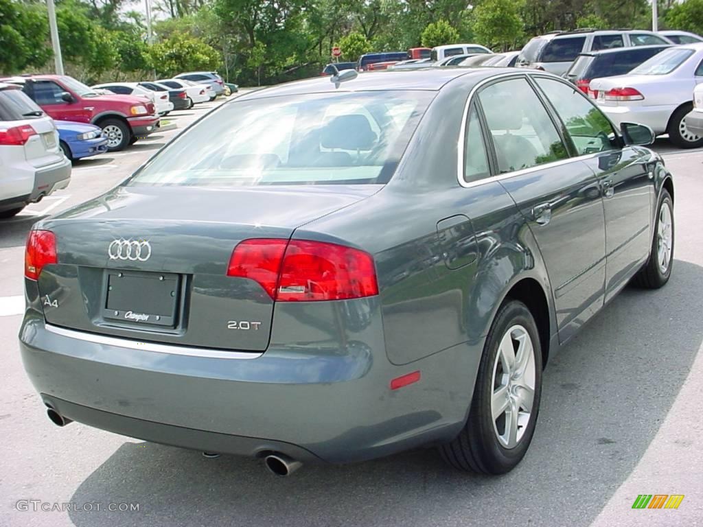 2006 A4 2.0T Sedan - Dolphin Gray Metallic / Platinum photo #5