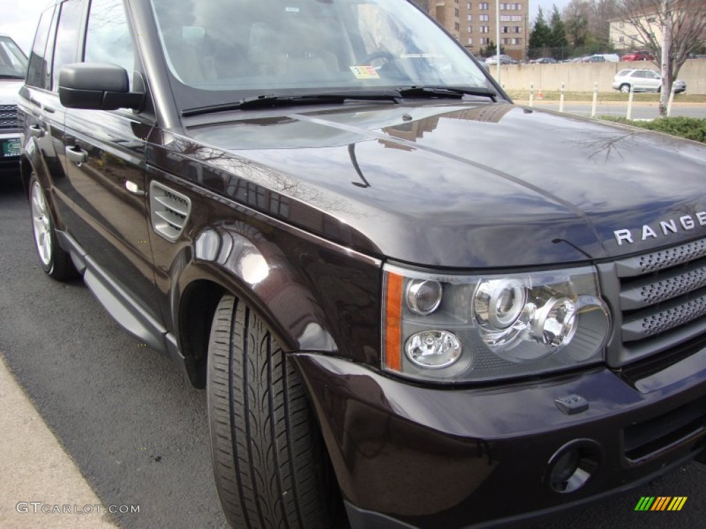 2009 Range Rover Sport HSE - Bournville Brown Metallic / Almond/Nutmeg photo #9