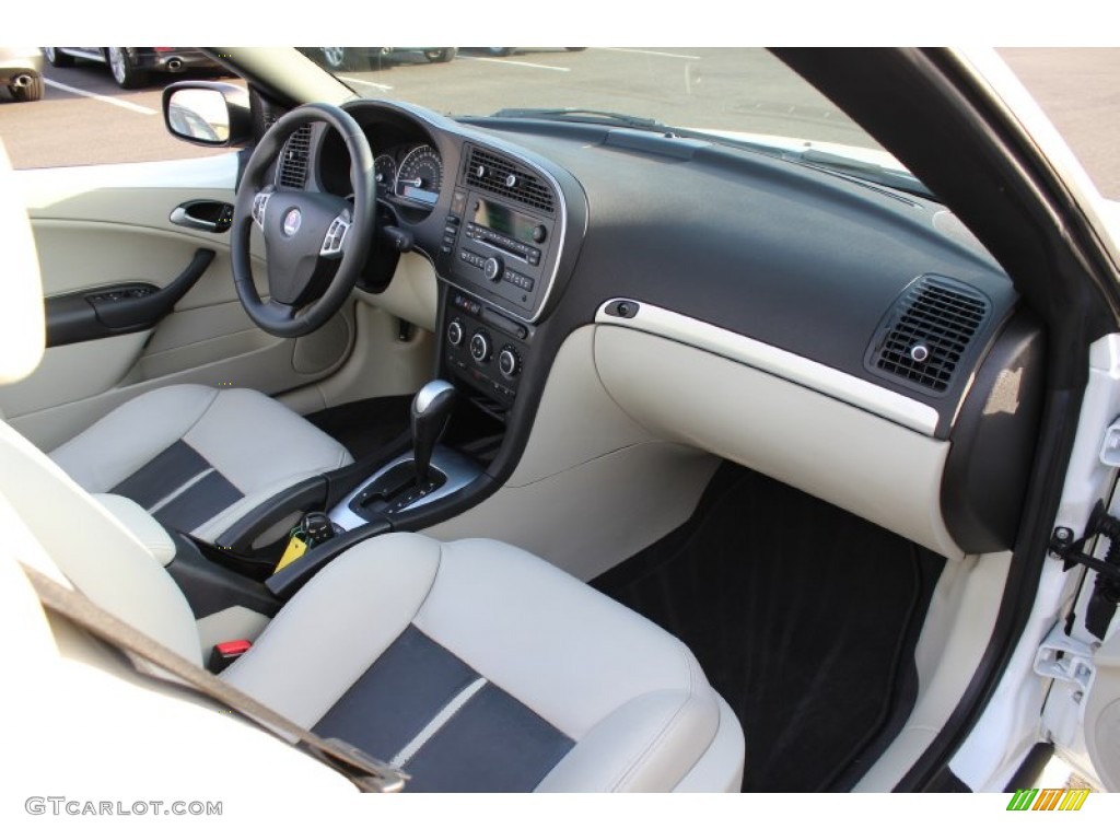 2009 Saab 9-3 Aero Convertible Parchment Dashboard Photo #62038667