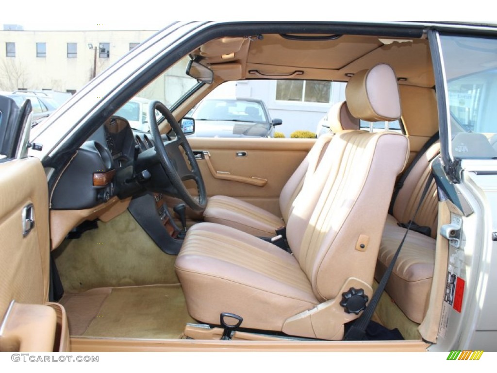 Palomino Interior 1985 Mercedes-Benz E Class 300 CD Coupe Photo #62038832