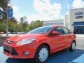 Race Red 2012 Ford Focus SE SFE Sedan Exterior