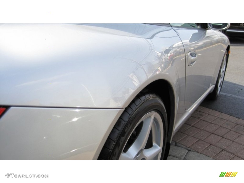 2007 911 Carrera Coupe - Arctic Silver Metallic / Black photo #10