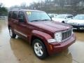2008 Red Rock Crystal Pearl Jeep Liberty Limited 4x4  photo #5