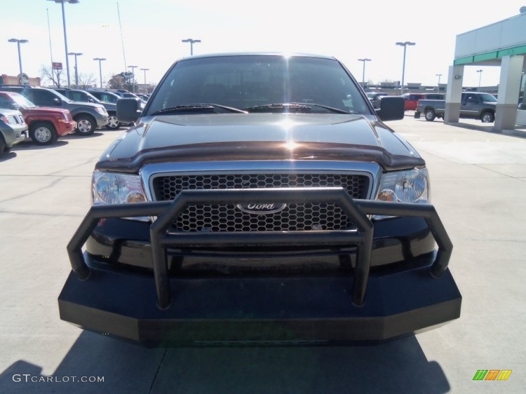 2005 F150 Lariat SuperCrew 4x4 - Black / Black photo #2