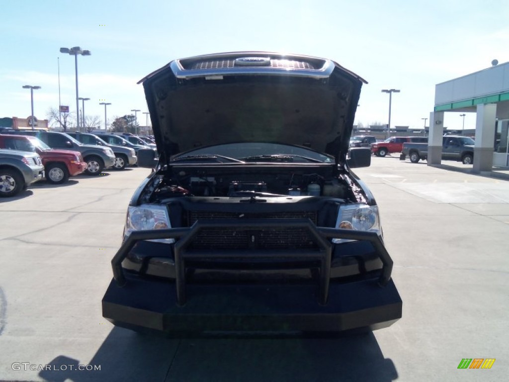 2005 F150 Lariat SuperCrew 4x4 - Black / Black photo #3