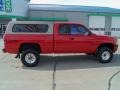 1998 Flame Red Dodge Ram 2500 Laramie Extended Cab 4x4  photo #33