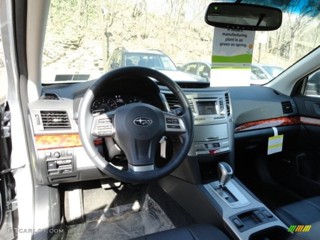 2012 Outback 2.5i Limited - Ice Silver Metallic / Off Black photo #9