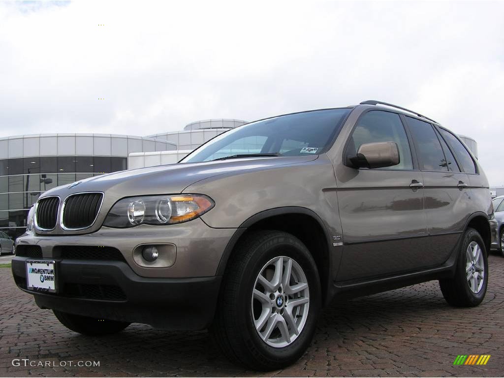 2006 X5 3.0i - Kalahari Beige Metallic / Beige photo #9