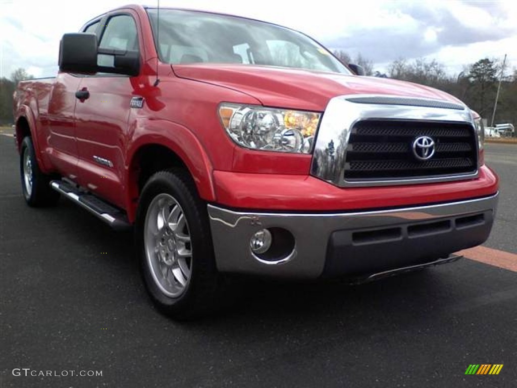 2008 Tundra SR5 X-SP Double Cab - Radiant Red / Beige photo #1