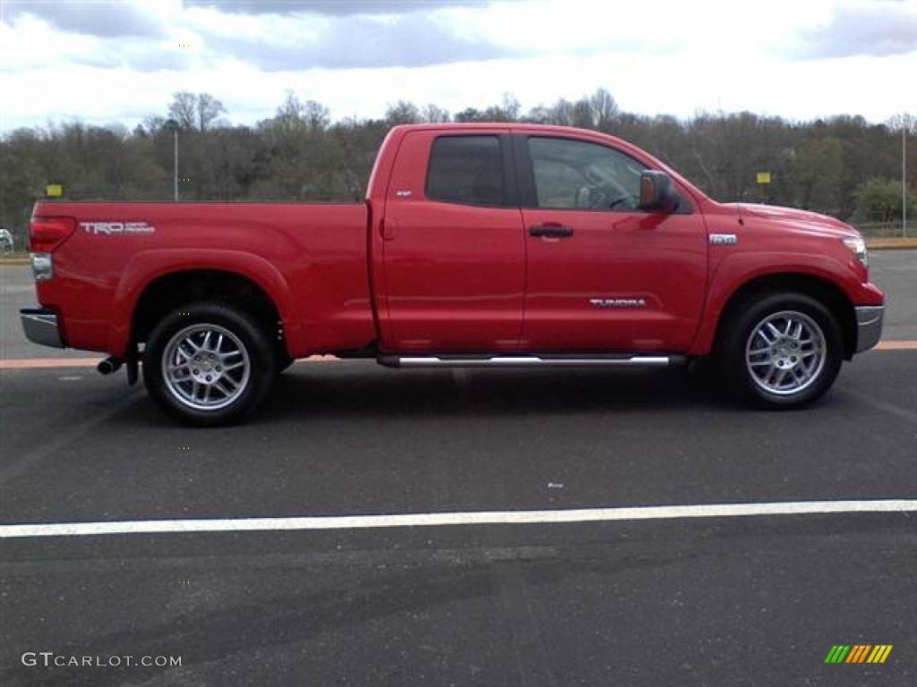 2008 Tundra SR5 X-SP Double Cab - Radiant Red / Beige photo #17