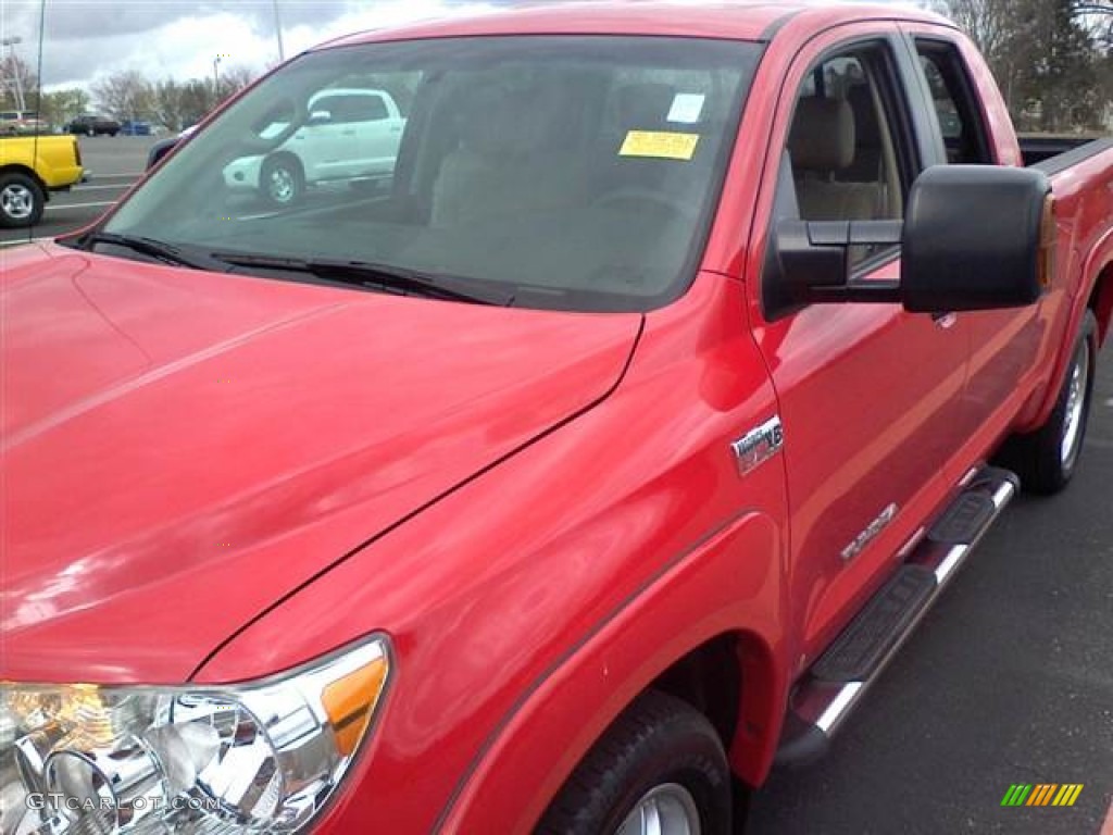2008 Tundra SR5 X-SP Double Cab - Radiant Red / Beige photo #21