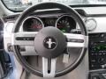 Light Graphite 2007 Ford Mustang V6 Deluxe Coupe Steering Wheel