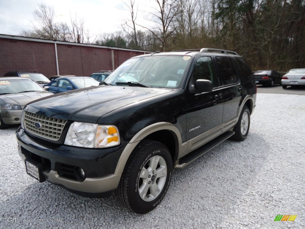 2004 Explorer Eddie Bauer 4x4 - Black / Medium Parchment photo #3