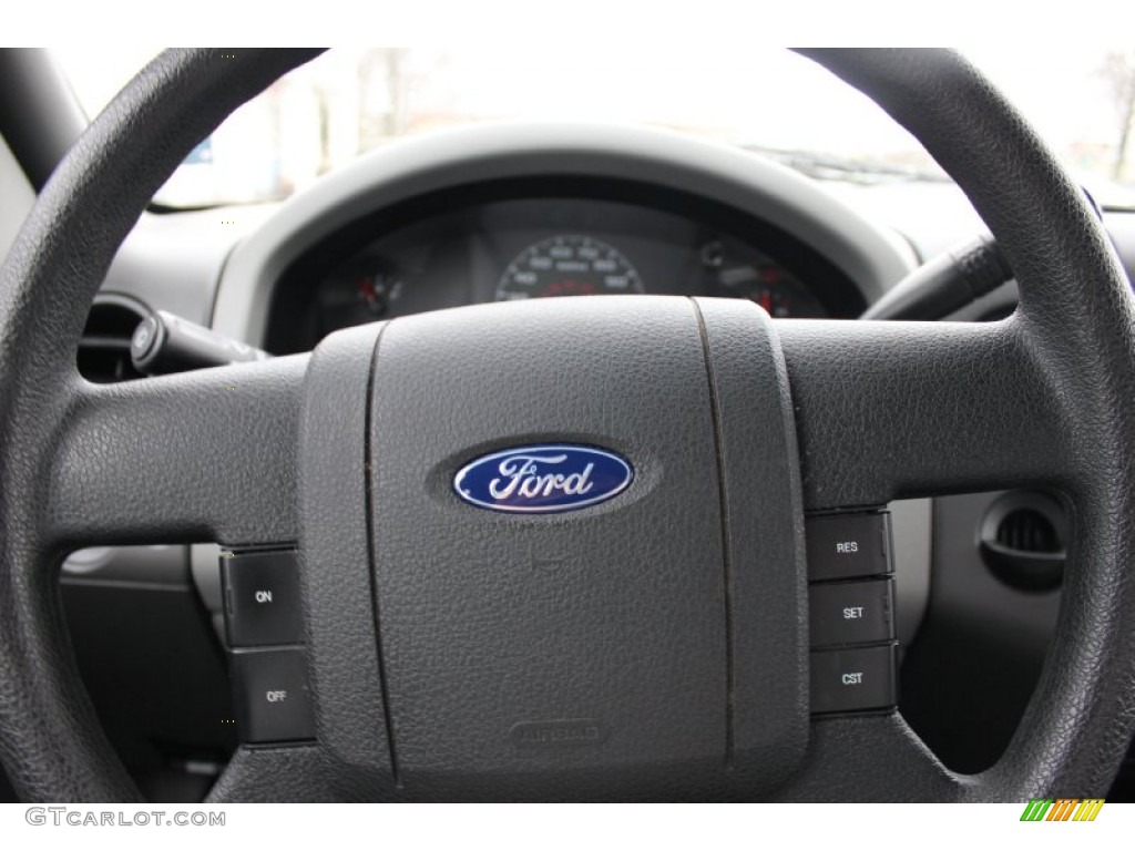 2005 F150 STX Regular Cab 4x4 - True Blue Metallic / Medium Flint Grey photo #5