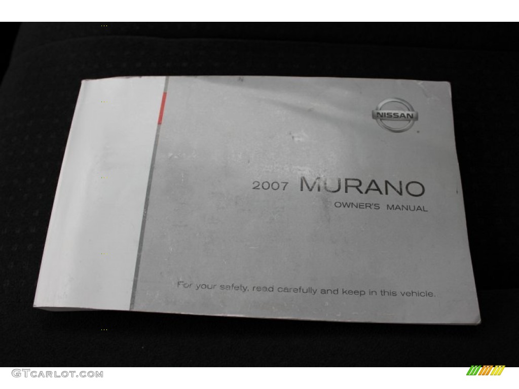 2007 Murano S AWD - Super Black / Charcoal photo #4