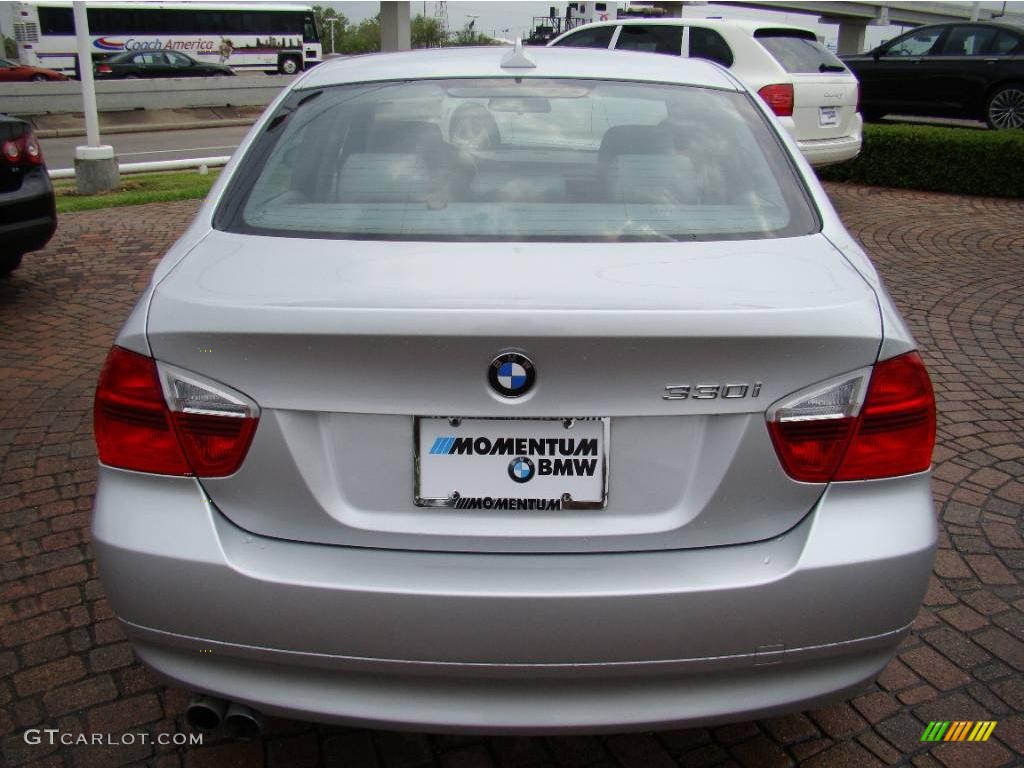 2006 3 Series 330i Sedan - Titanium Silver Metallic / Grey photo #12