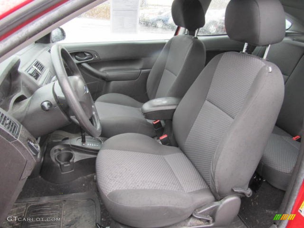 Charcoal Interior 2007 Ford Focus ZX3 SE Coupe Photo #62043633