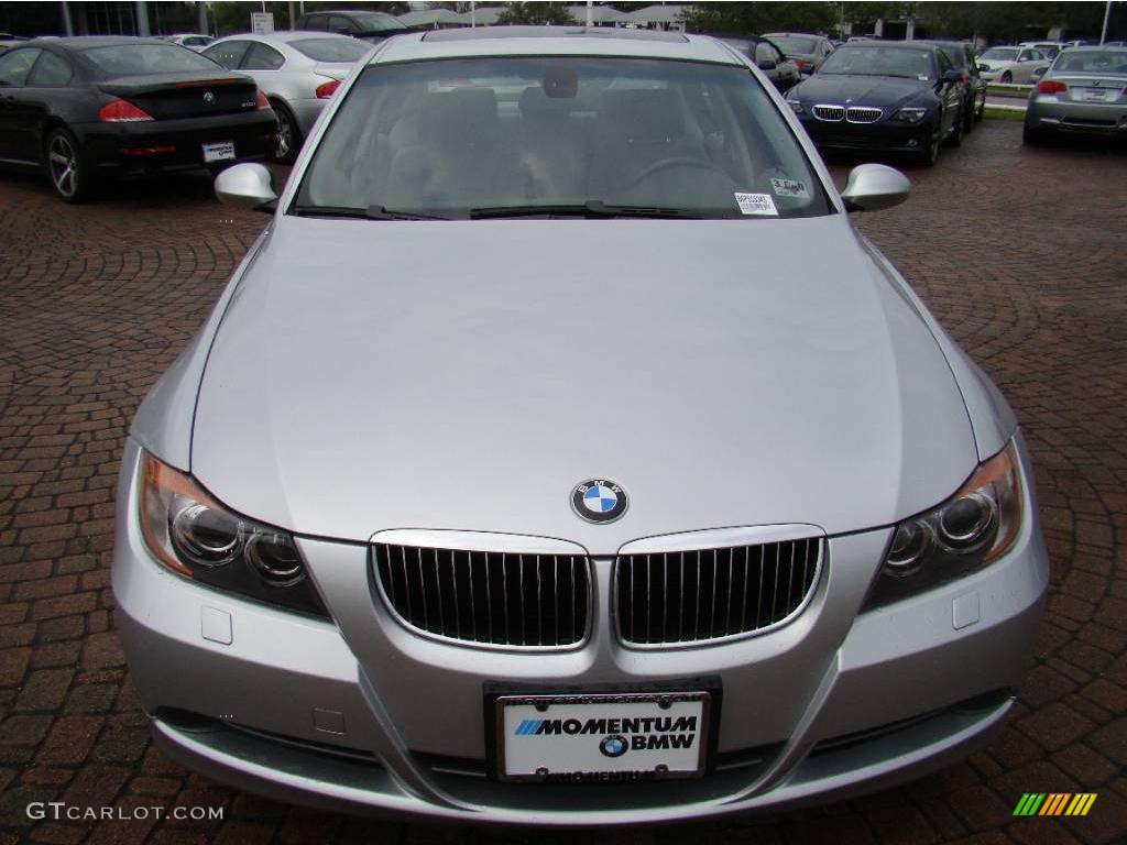 2006 3 Series 330i Sedan - Titanium Silver Metallic / Grey photo #16