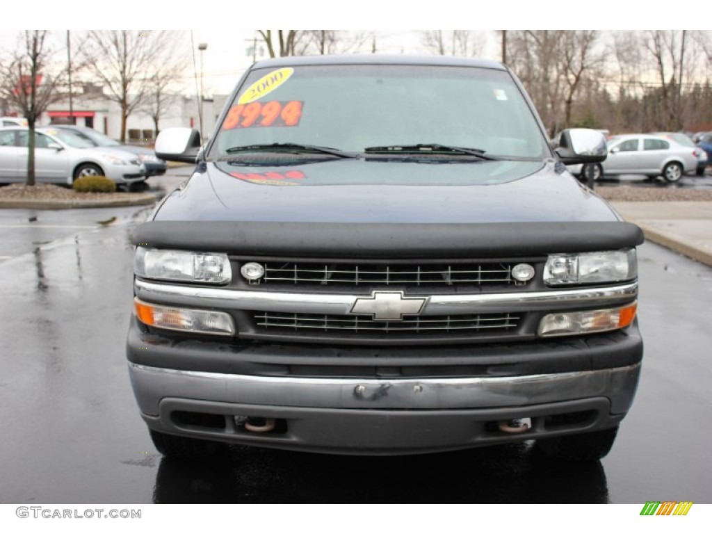 2000 Silverado 1500 LS Extended Cab 4x4 - Indigo Blue Metallic / Graphite photo #17