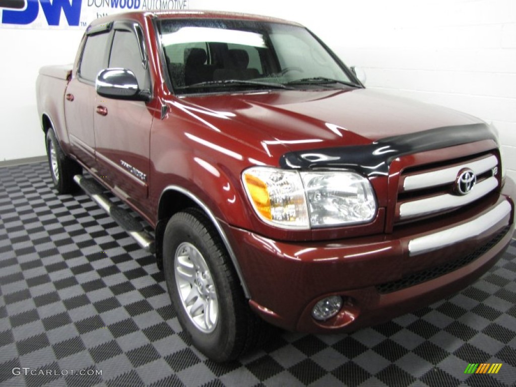 2006 Tundra SR5 Double Cab 4x4 - Salsa Red Pearl / Light Charcoal photo #1