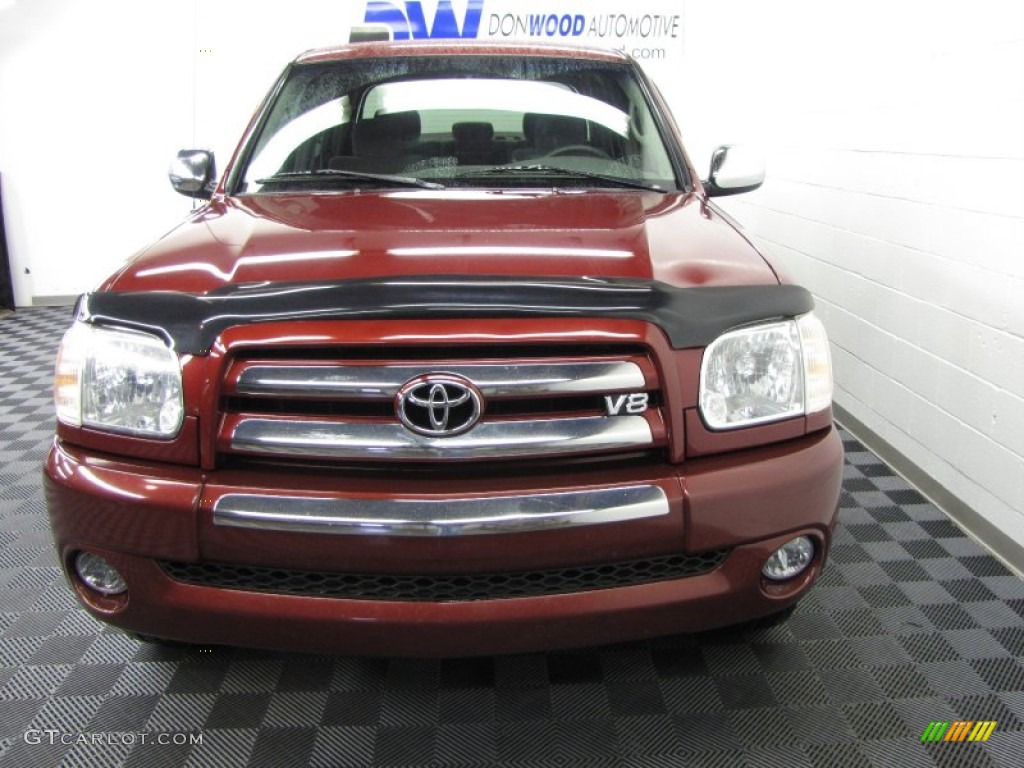 2006 Tundra SR5 Double Cab 4x4 - Salsa Red Pearl / Light Charcoal photo #7