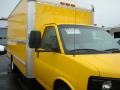 2008 Yellow GMC Savana Cutaway 3500 Commercial Moving Truck  photo #5
