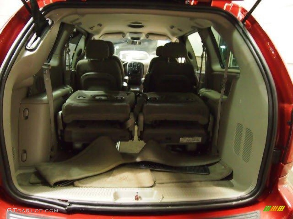2001 Grand Caravan EX - Inferno Red Pearlcoat / Taupe photo #9