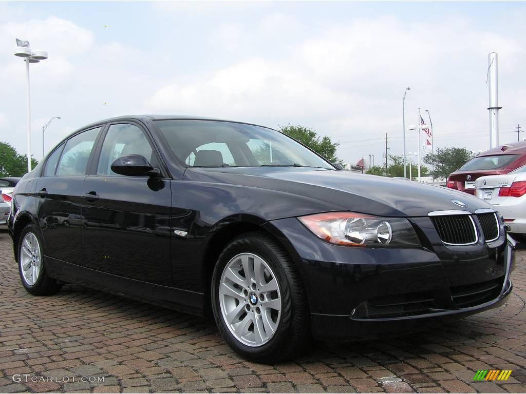 2007 3 Series 328i Sedan - Monaco Blue Metallic / Grey photo #7