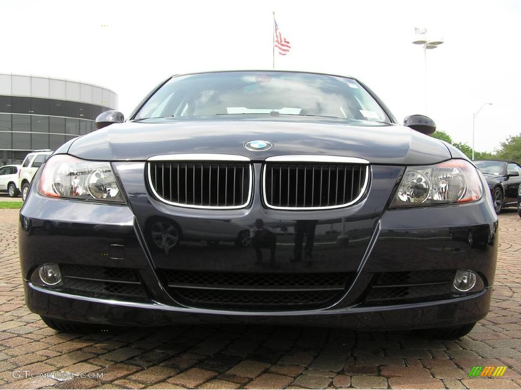 2007 3 Series 328i Sedan - Monaco Blue Metallic / Grey photo #8