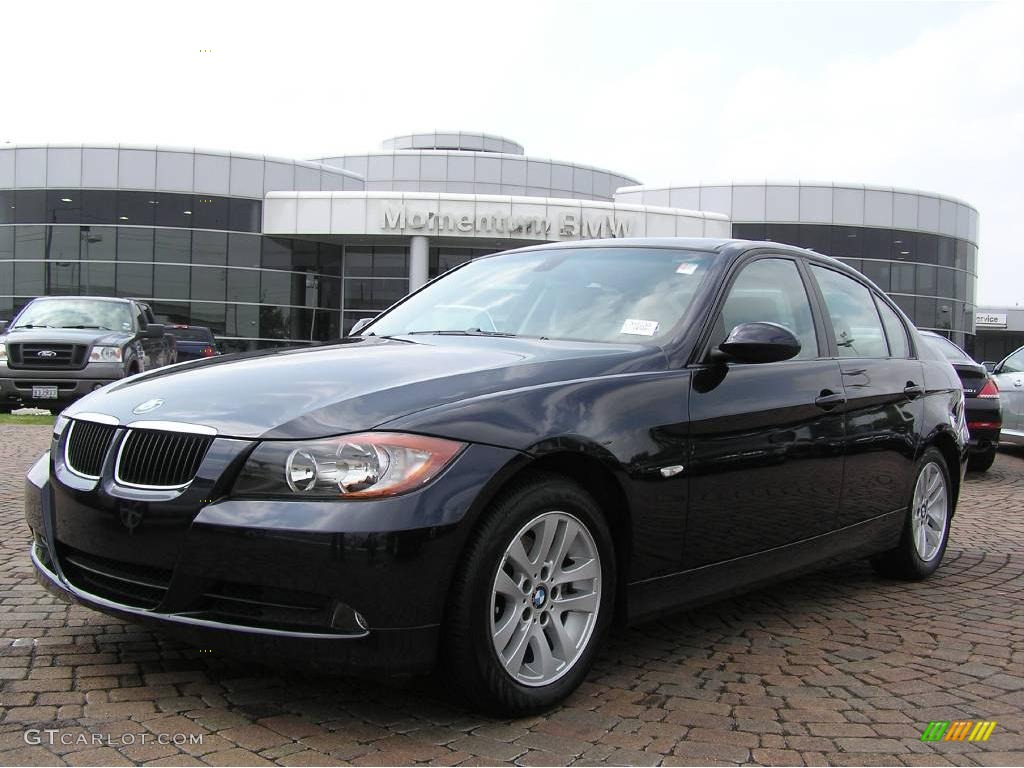 2007 3 Series 328i Sedan - Monaco Blue Metallic / Grey photo #9