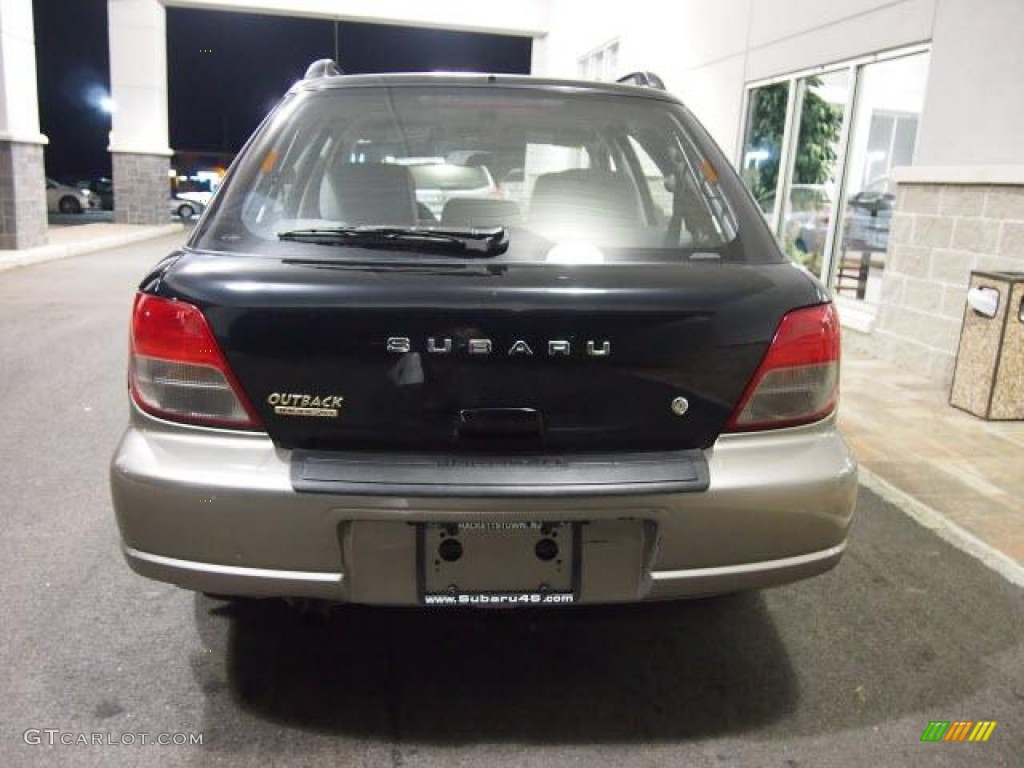 2002 Impreza Outback Sport Wagon - Midnight Black Pearl / Gray photo #6