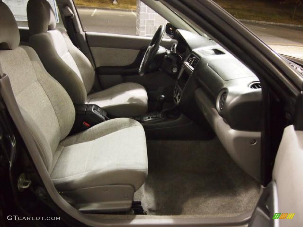 2002 Impreza Outback Sport Wagon - Midnight Black Pearl / Gray photo #14