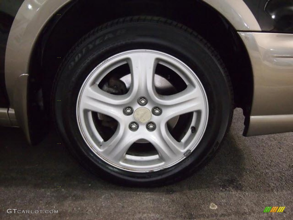 2002 Impreza Outback Sport Wagon - Midnight Black Pearl / Gray photo #16