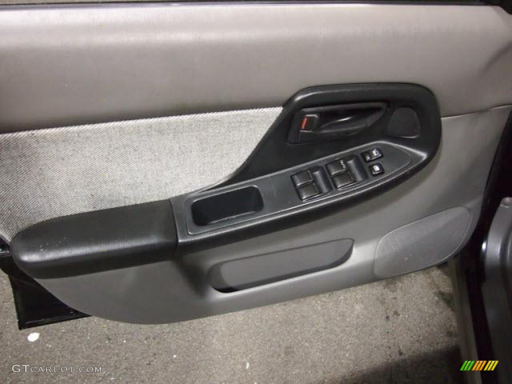 2002 Impreza Outback Sport Wagon - Midnight Black Pearl / Gray photo #20