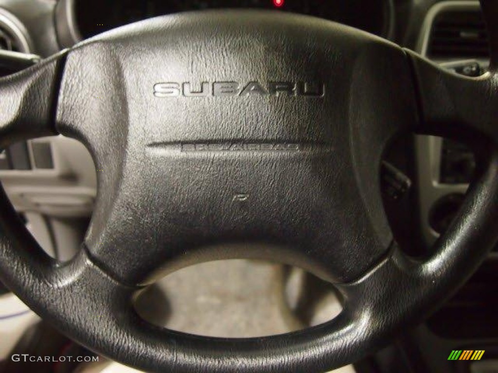 2002 Impreza Outback Sport Wagon - Midnight Black Pearl / Gray photo #27