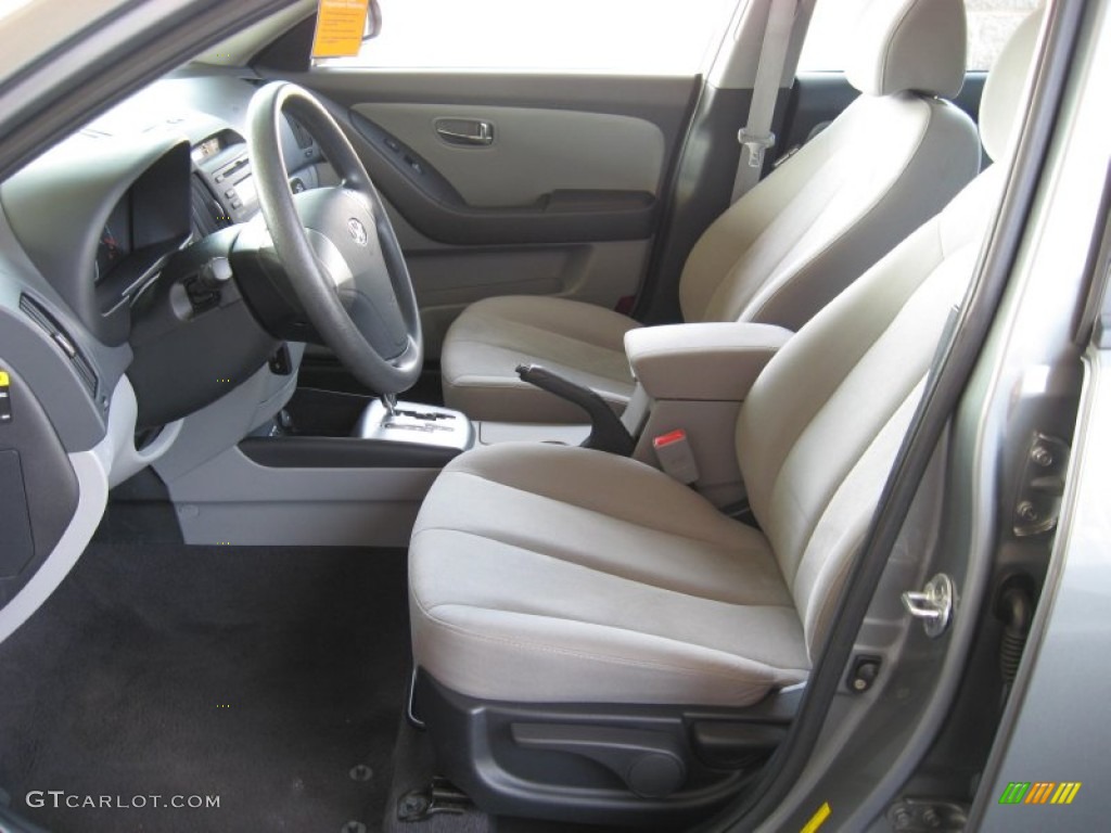 2010 Elantra GLS - Carbon Gray Mist / Gray photo #15