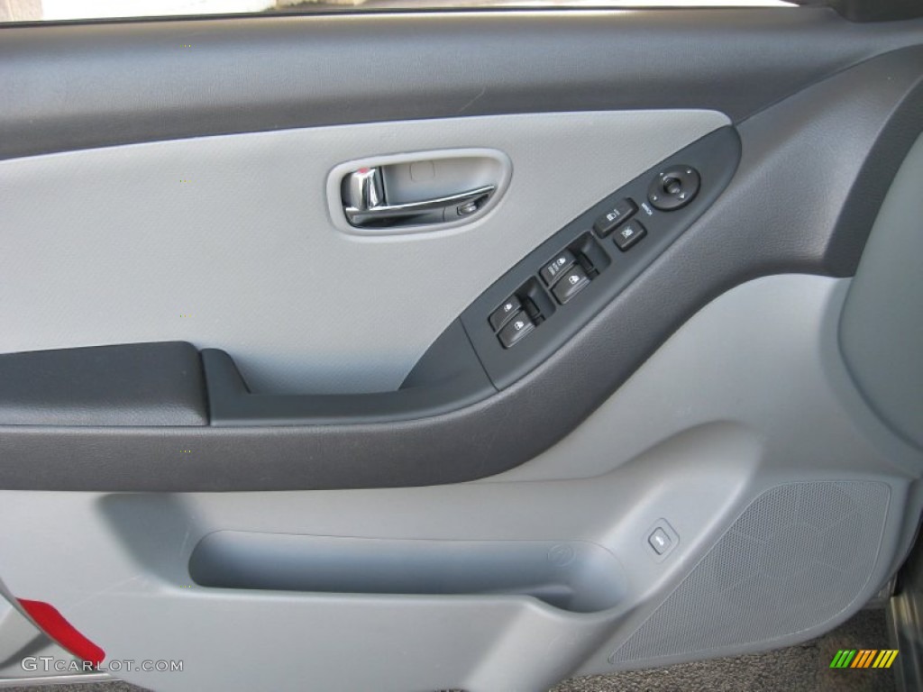 2010 Elantra GLS - Carbon Gray Mist / Gray photo #17