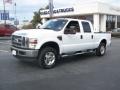 2009 Oxford White Ford F250 Super Duty XLT Crew Cab 4x4  photo #8