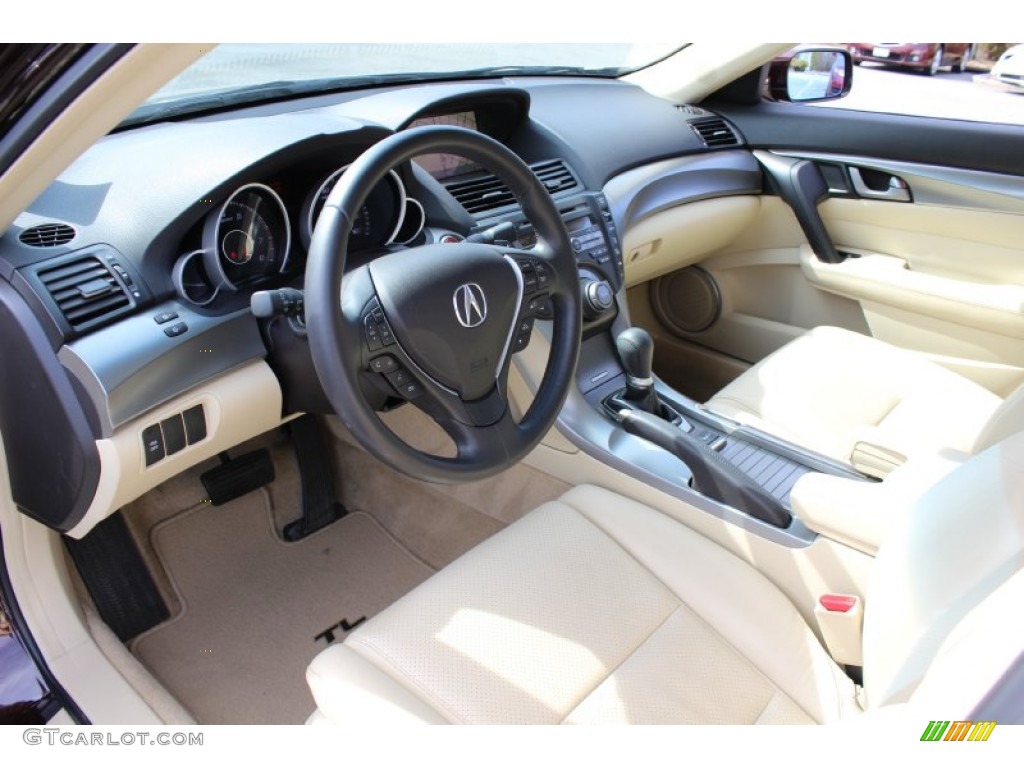 Parchment Interior 2009 Acura TL 3.5 Photo #62049711